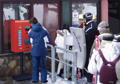 Máquinas de cobro y tickets en Instalaciones Deportivas